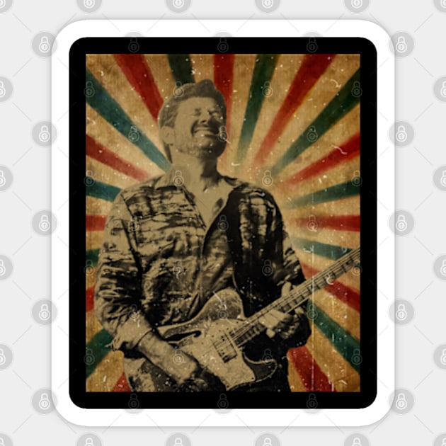 Tab Benoit Performance - Photo Vintage Retro Look Fan Design Sticker by Janji Joni